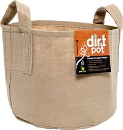 Dirt Pot Tan 10 Gallon with Handle